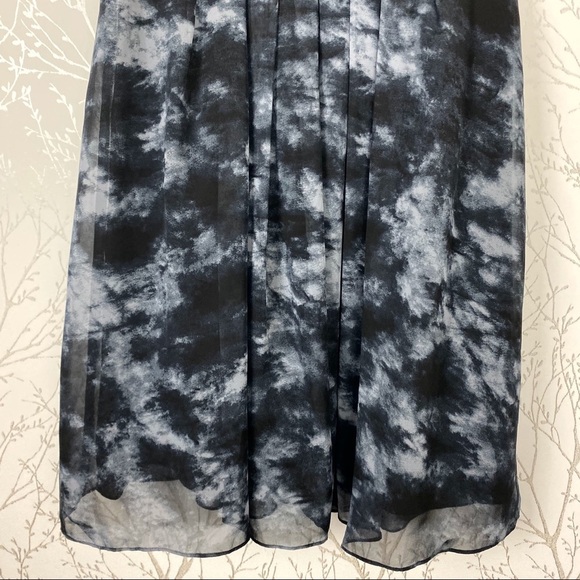 COLDWATER CREEK Watercolor Fit & Flare Mini Dress - Picture 6 of 9